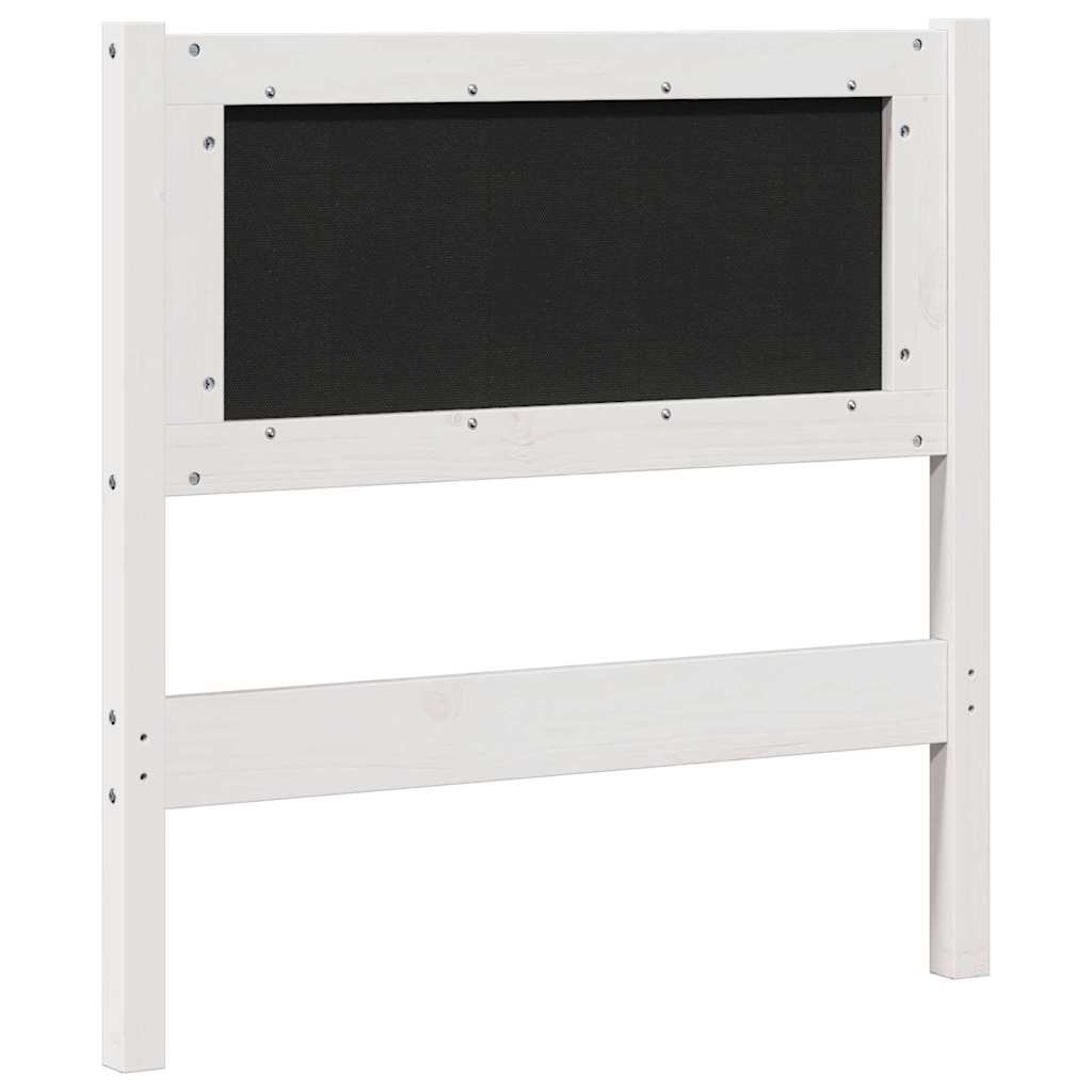 Gestoffeerd hoofdbord Wit 75 cm Massief grenenhout is nu te koop bij PeponiXL, paradijselijk wonen!