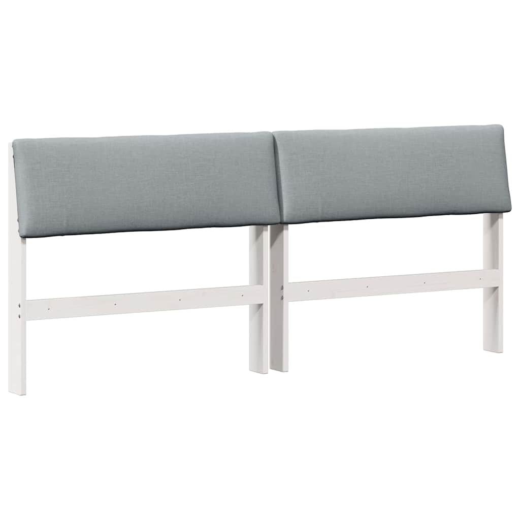 Gestoffeerd hoofdbord Lichtgrijs 180 cm Massief grenenhout is nu te koop bij PeponiXL, paradijselijk wonen!