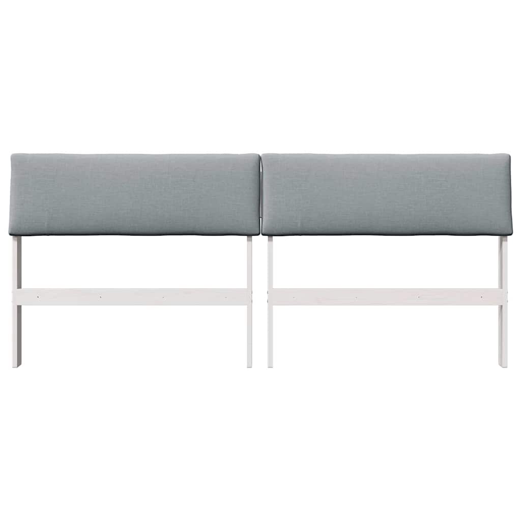 Gestoffeerd hoofdbord Lichtgrijs 180 cm Massief grenenhout is nu te koop bij PeponiXL, paradijselijk wonen!