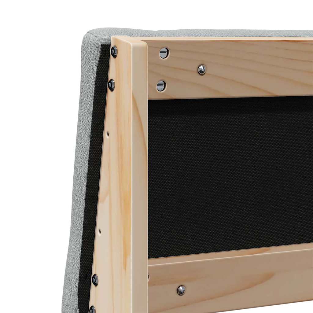 Gestoffeerd hoofdbord Lichtgrijs 160 cm Massief grenenhout is nu te koop bij PeponiXL, paradijselijk wonen!