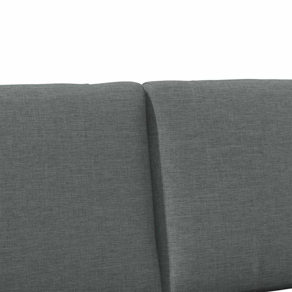 Gestoffeerd hoofdbord Donkergrijs 150 cm Massief grenenhout is nu te koop bij PeponiXL, paradijselijk wonen!