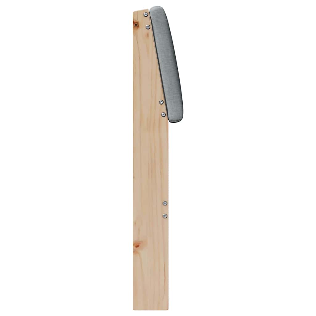 Gestoffeerd hoofdbord Lichtgrijs 100 cm Massief grenenhout is nu te koop bij PeponiXL, paradijselijk wonen!
