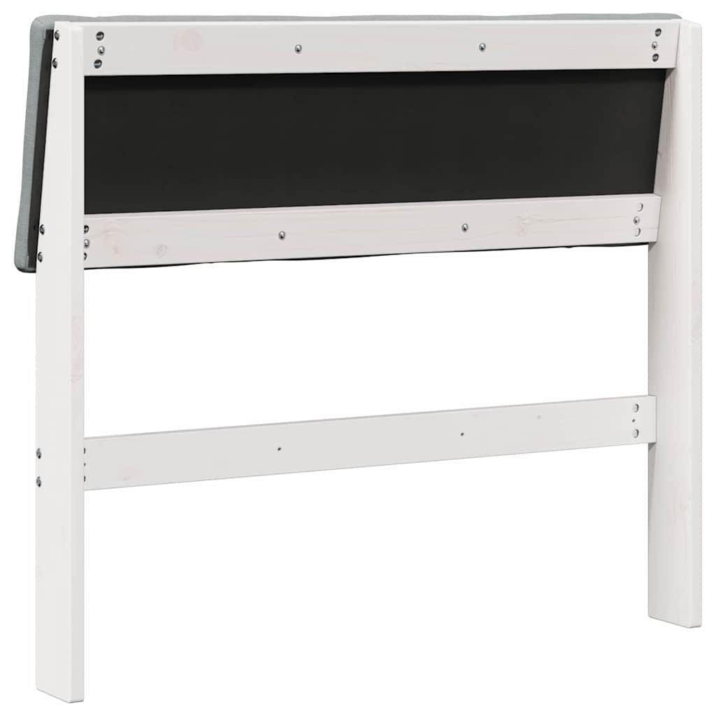 Gestoffeerd hoofdbord Lichtgrijs 90 cm Massief grenenhout is nu te koop bij PeponiXL, paradijselijk wonen!