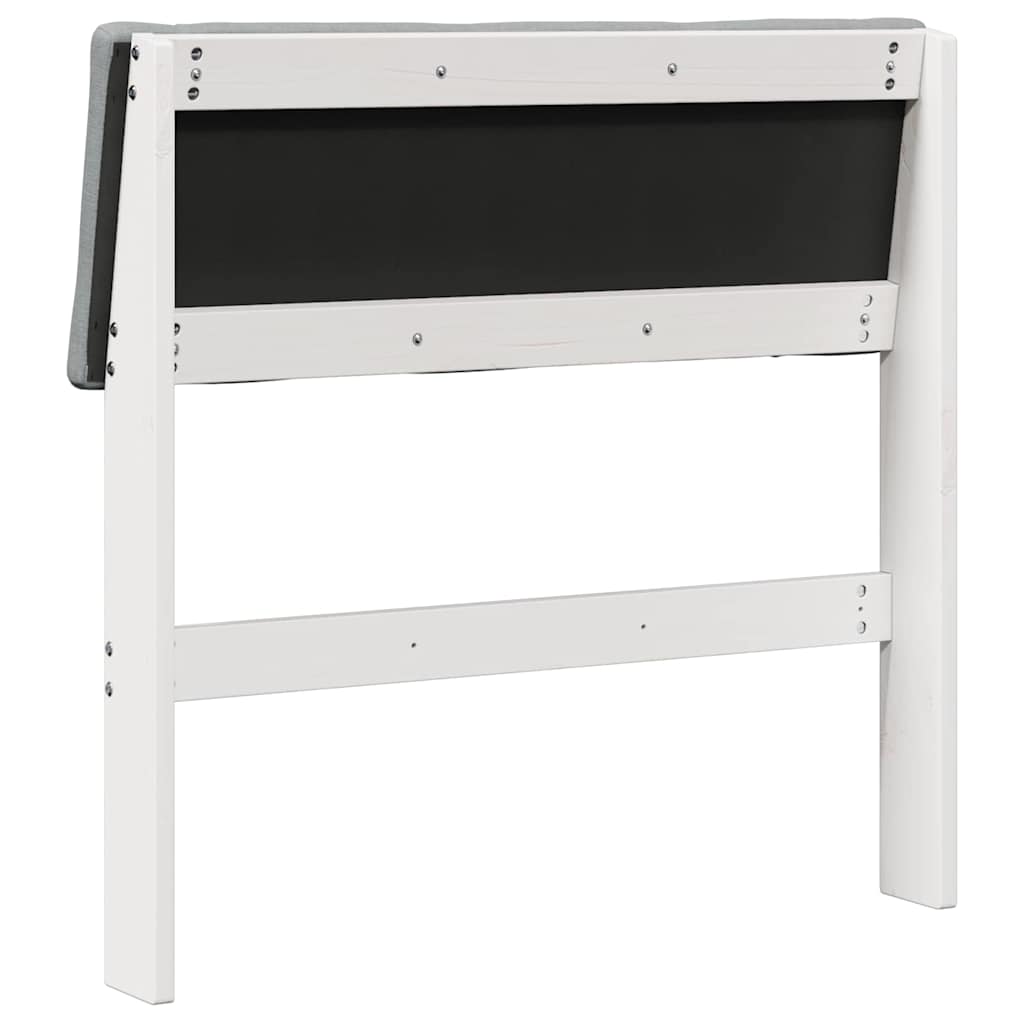 Gestoffeerd hoofdbord Lichtgrijs 80 cm Massief grenenhout is nu te koop bij PeponiXL, paradijselijk wonen!