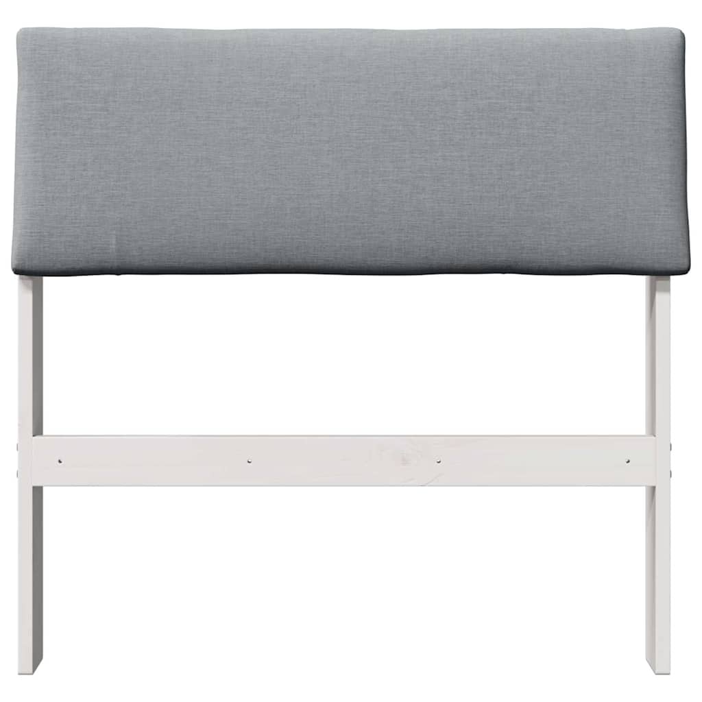 Gestoffeerd hoofdbord Lichtgrijs 80 cm Massief grenenhout is nu te koop bij PeponiXL, paradijselijk wonen!