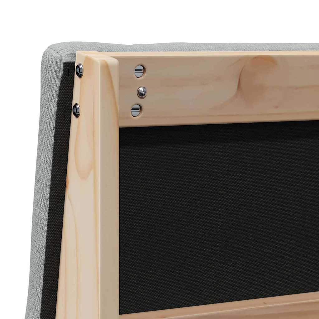 Gestoffeerd hoofdbord Lichtgrijs 75 cm Massief grenenhout is nu te koop bij PeponiXL, paradijselijk wonen!