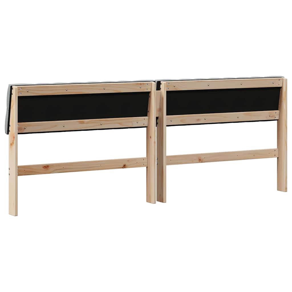 Gestoffeerd hoofdbord Lichtgrijs 200 cm Massief grenenhout is nu te koop bij PeponiXL, paradijselijk wonen!