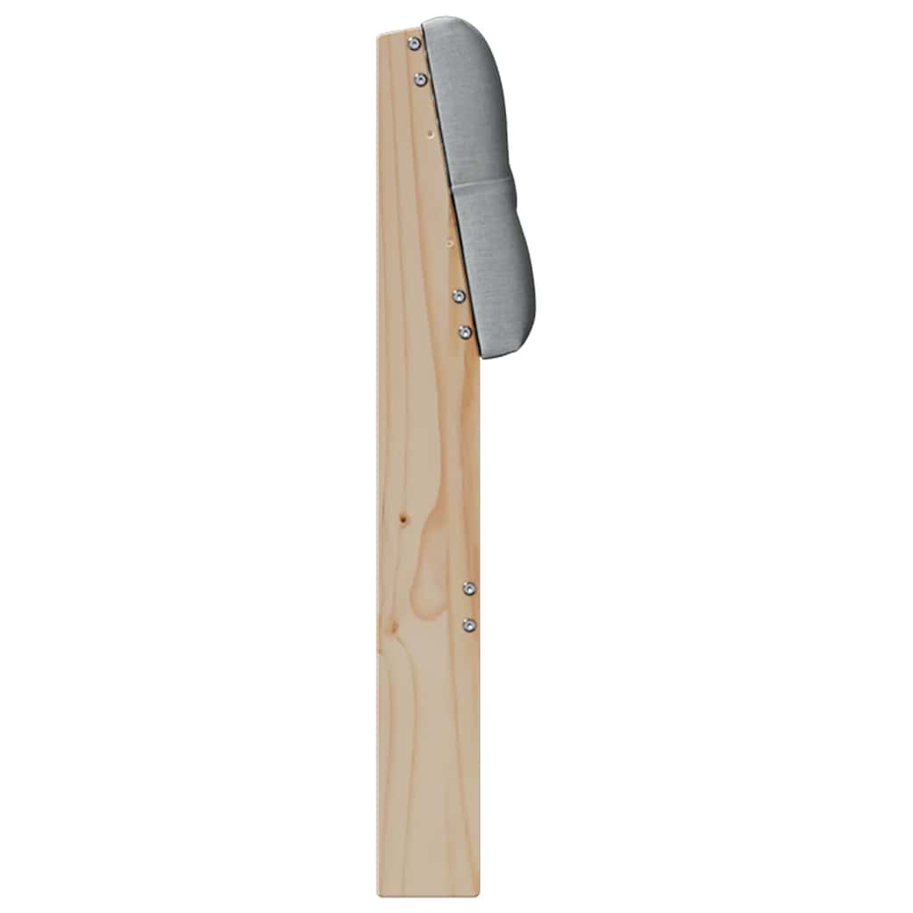Gestoffeerd hoofdbord Lichtgrijs 200 cm Massief grenenhout is nu te koop bij PeponiXL, paradijselijk wonen!