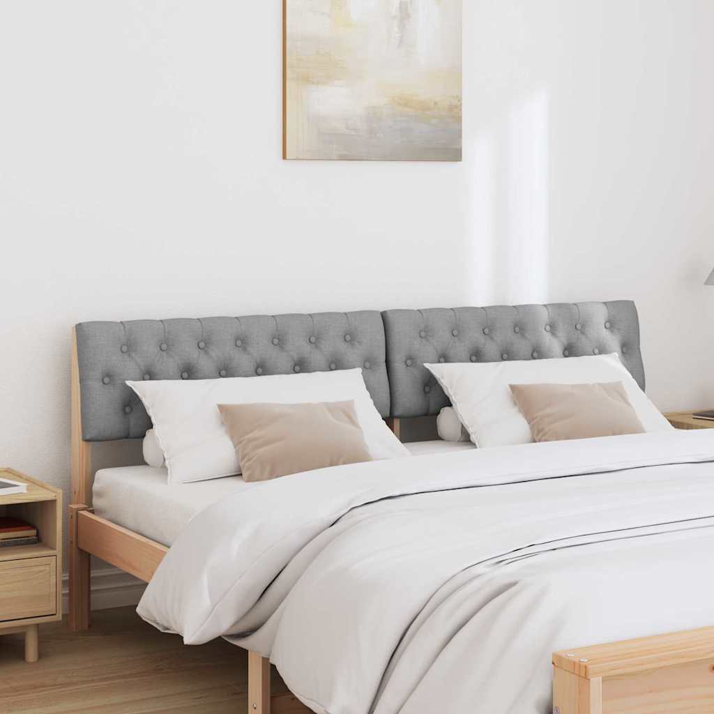 Gestoffeerd hoofdbord Lichtgrijs 180 cm Massief grenenhout is nu te koop bij PeponiXL, paradijselijk wonen!