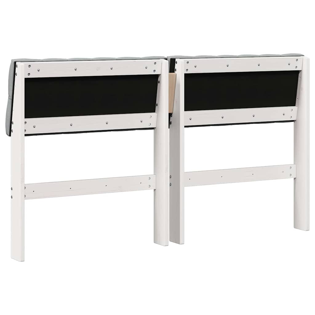 Gestoffeerd hoofdbord Lichtgrijs 150 cm Massief grenenhout is nu te koop bij PeponiXL, paradijselijk wonen!