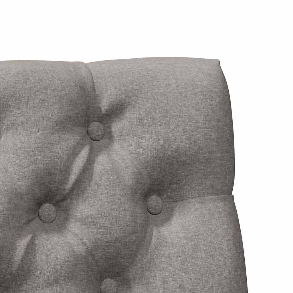 Gestoffeerd hoofdbord Taupe 100 cm Massief grenenhout is nu te koop bij PeponiXL, paradijselijk wonen!