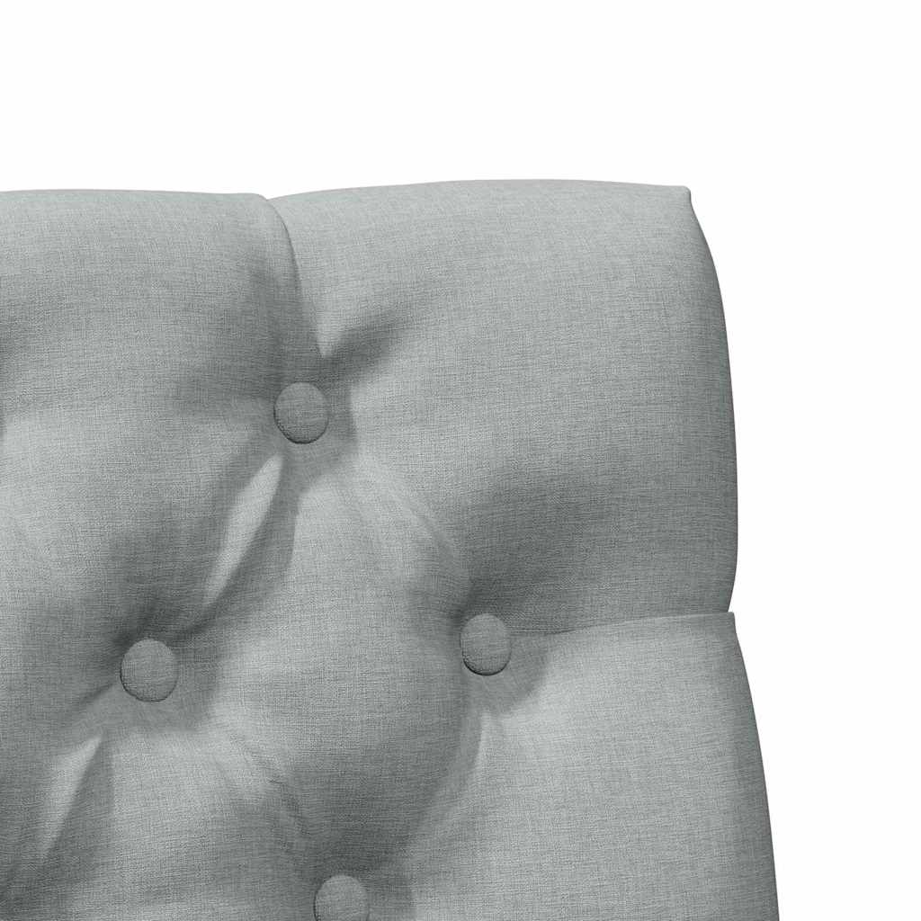 Gestoffeerd hoofdbord Lichtgrijs 100 cm Massief grenenhout is nu te koop bij PeponiXL, paradijselijk wonen!