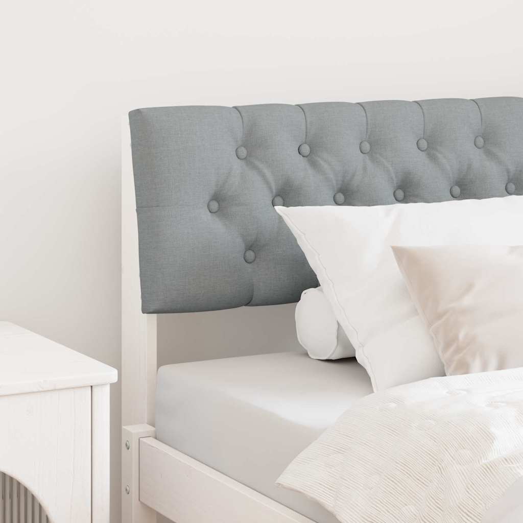 Gestoffeerd hoofdbord Lichtgrijs 100 cm Massief grenenhout is nu te koop bij PeponiXL, paradijselijk wonen!