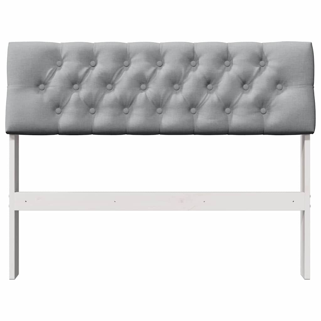 Gestoffeerd hoofdbord Lichtgrijs 100 cm Massief grenenhout is nu te koop bij PeponiXL, paradijselijk wonen!