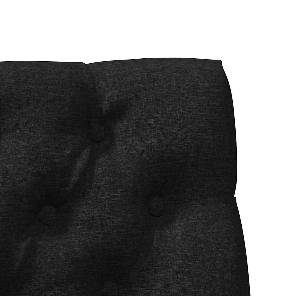 Gestoffeerd hoofdbord Zwart 80 cm Massief grenenhout is nu te koop bij PeponiXL, paradijselijk wonen!