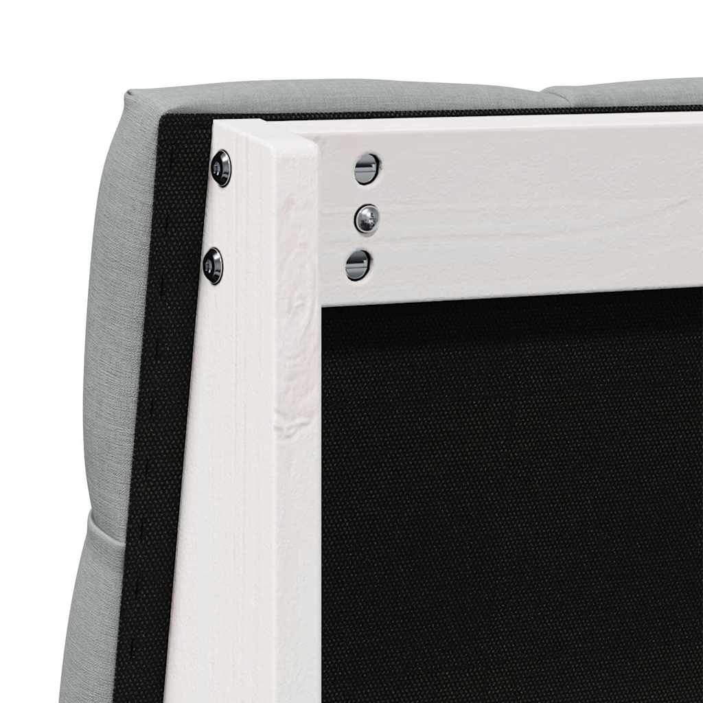 Gestoffeerd hoofdbord Lichtgrijs 80 cm Massief grenenhout is nu te koop bij PeponiXL, paradijselijk wonen!