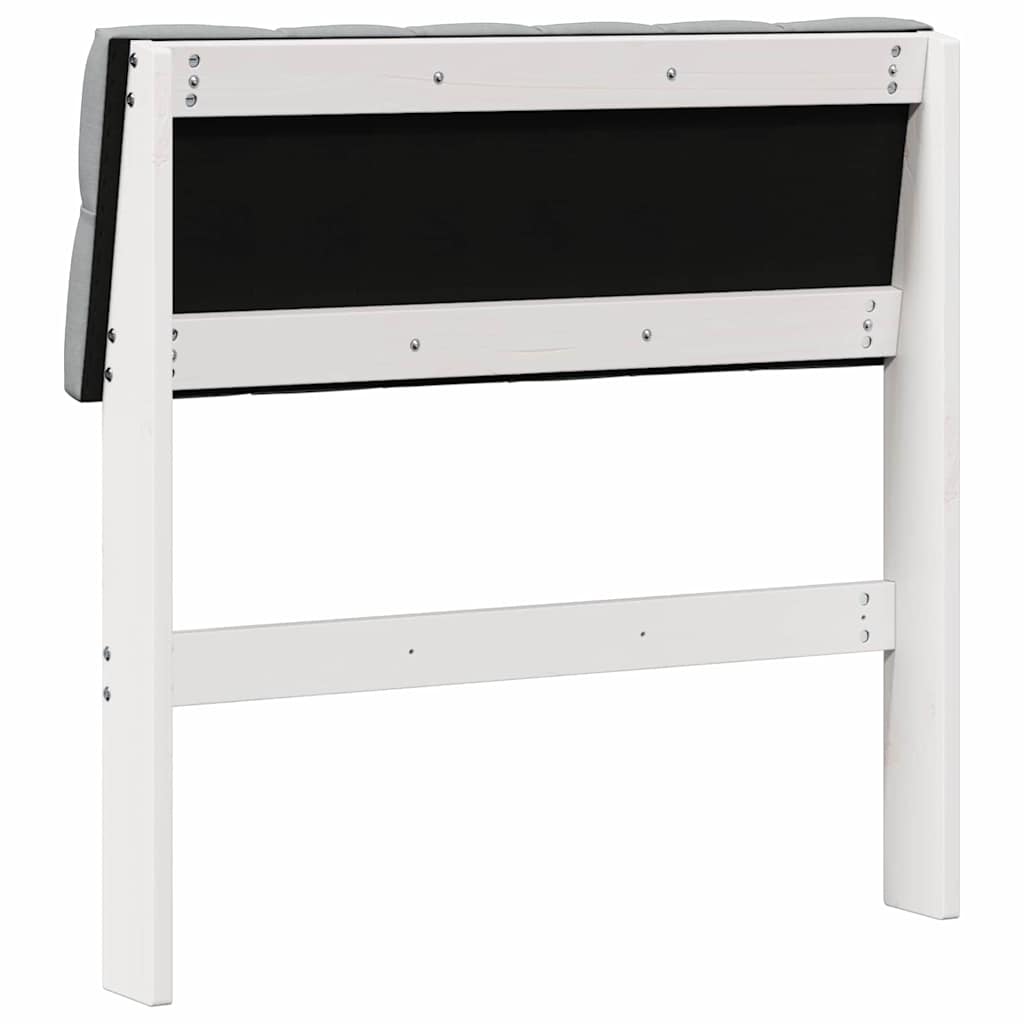 Gestoffeerd hoofdbord Lichtgrijs 80 cm Massief grenenhout is nu te koop bij PeponiXL, paradijselijk wonen!