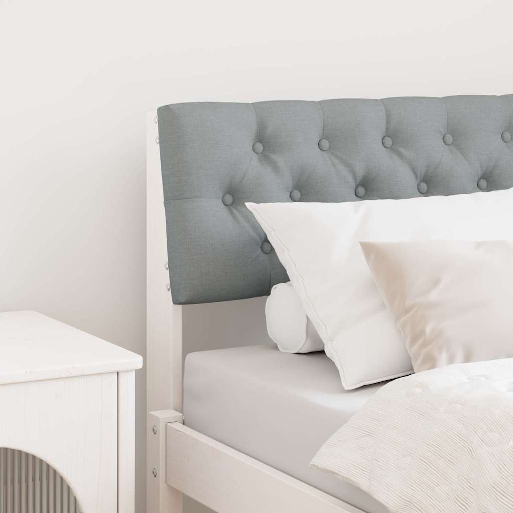 Gestoffeerd hoofdbord Lichtgrijs 75 cm Massief grenenhout is nu te koop bij PeponiXL, paradijselijk wonen!