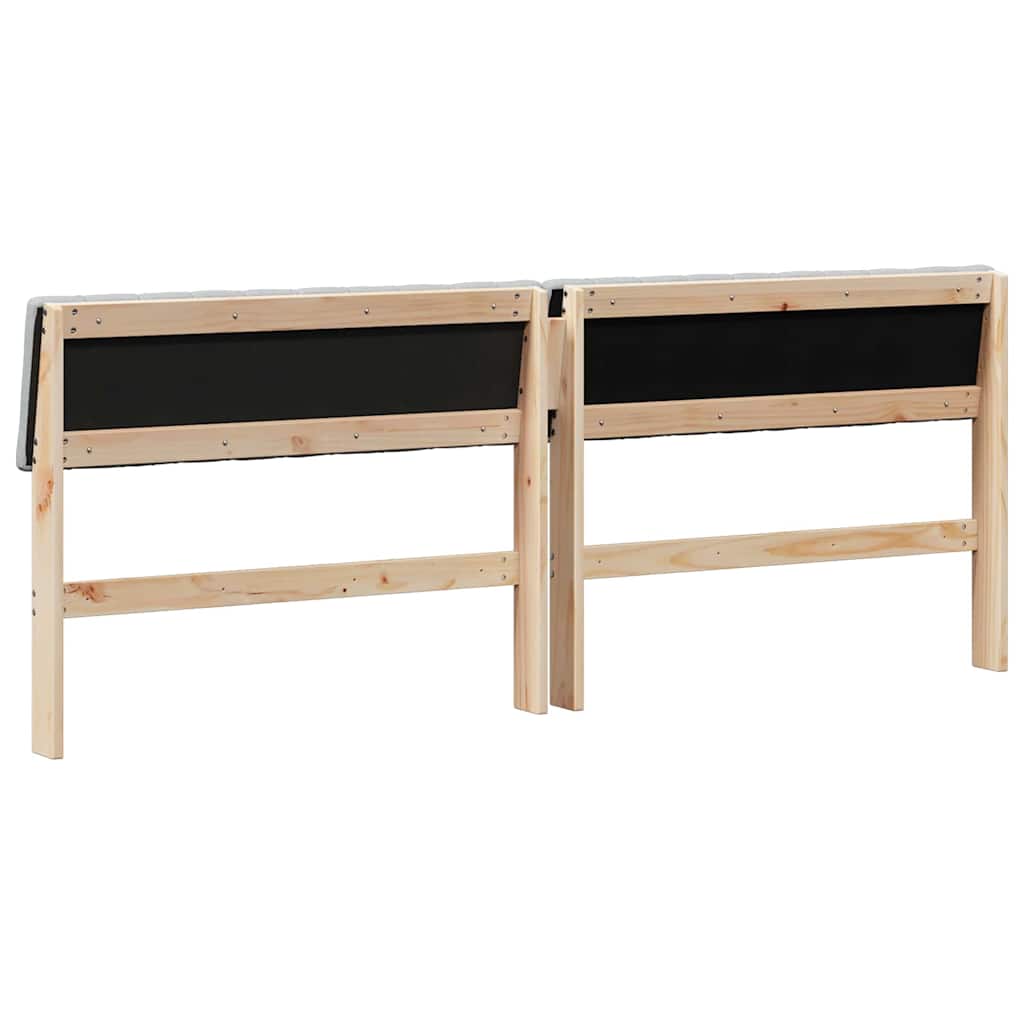 Gestoffeerd hoofdbord Lichtgrijs 200 cm Massief grenenhout is nu te koop bij PeponiXL, paradijselijk wonen!