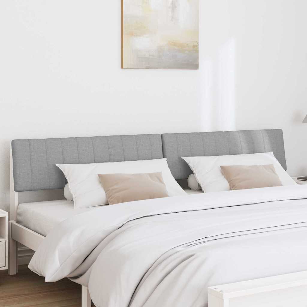 Gestoffeerd hoofdbord Lichtgrijs 200 cm Massief grenenhout is nu te koop bij PeponiXL, paradijselijk wonen!