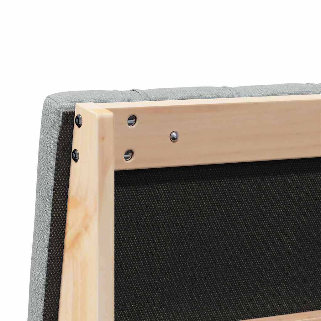 Gestoffeerd hoofdbord Lichtgrijs 180 cm Massief grenenhout is nu te koop bij PeponiXL, paradijselijk wonen!