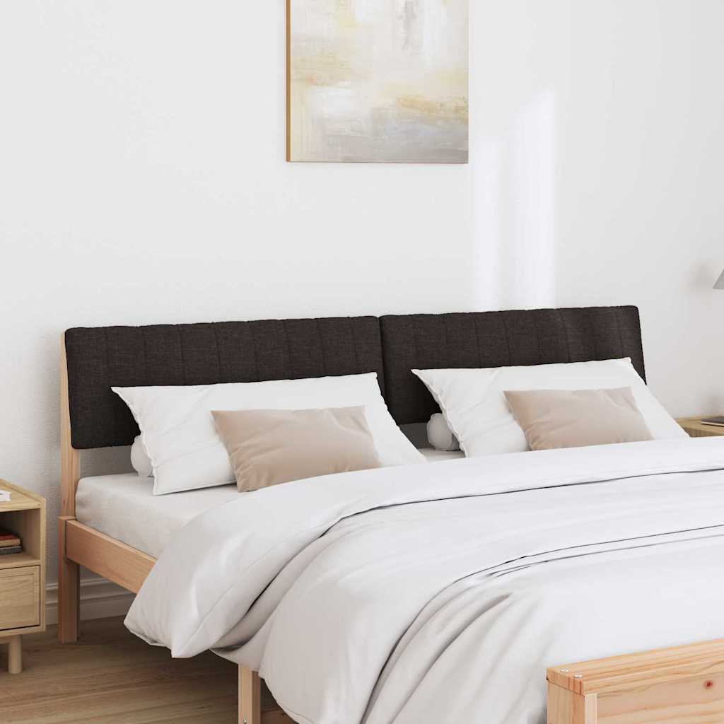 Gestoffeerd hoofdbord Zwart 180 cm Massief grenenhout is nu te koop bij PeponiXL, paradijselijk wonen!