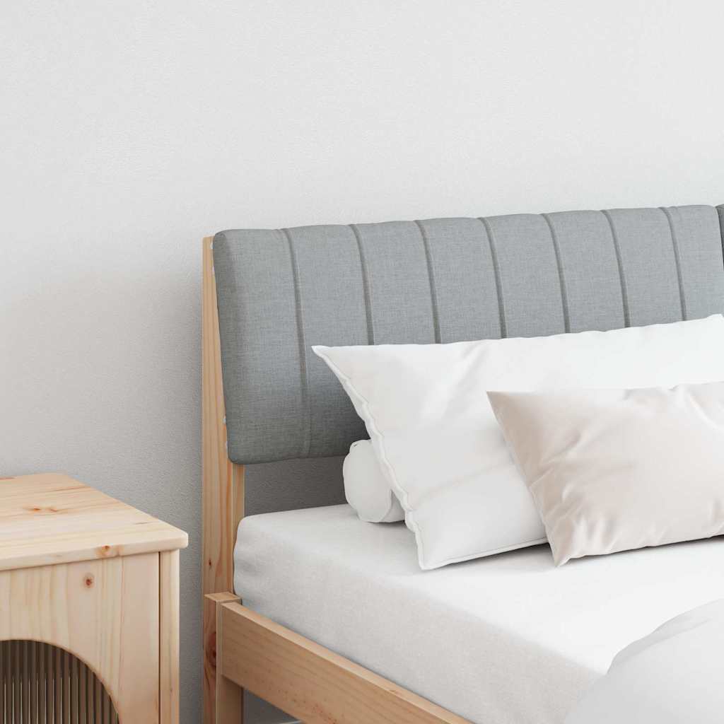 Gestoffeerd hoofdbord Lichtgrijs 150 cm Massief grenenhout is nu te koop bij PeponiXL, paradijselijk wonen!