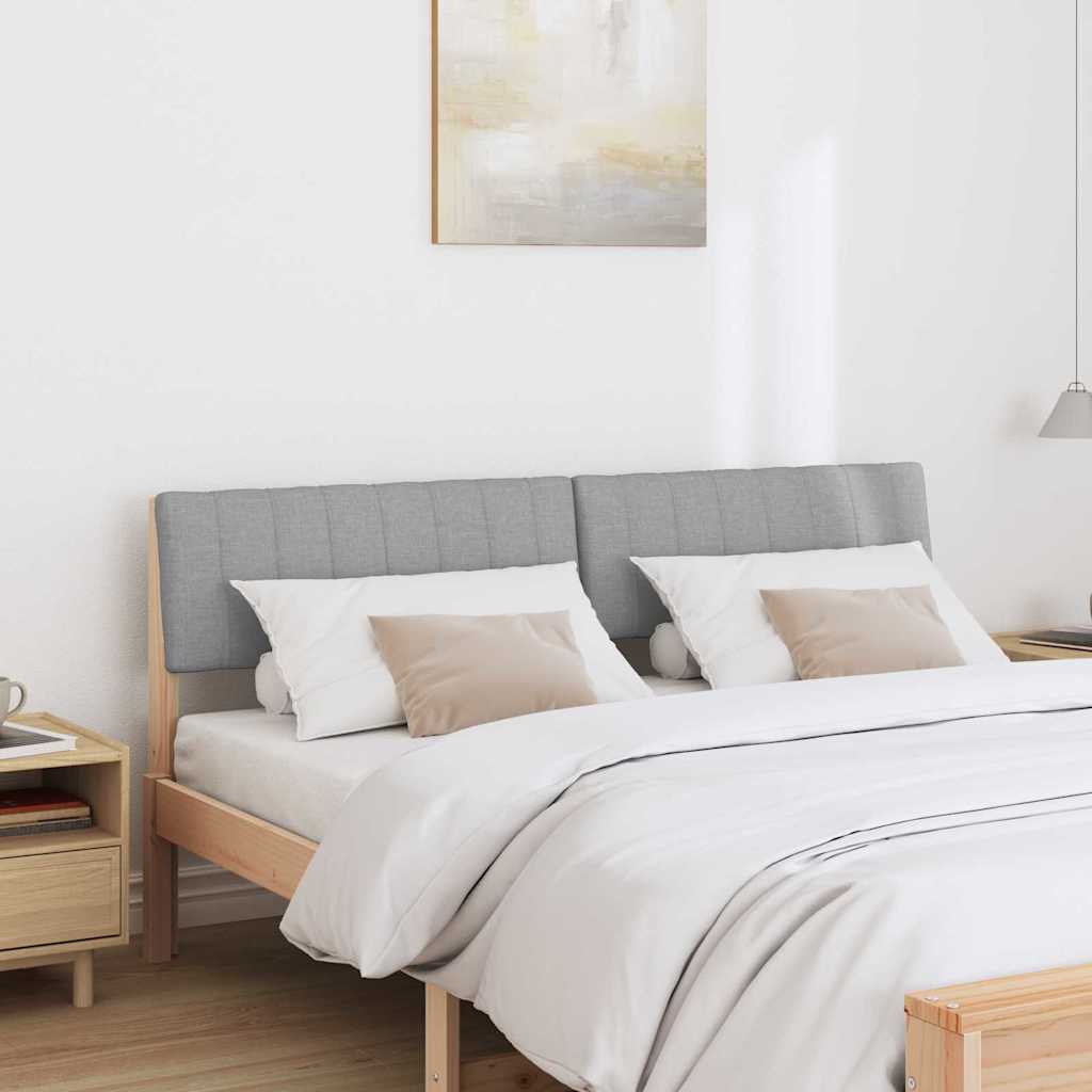 Gestoffeerd hoofdbord Lichtgrijs 150 cm Massief grenenhout is nu te koop bij PeponiXL, paradijselijk wonen!