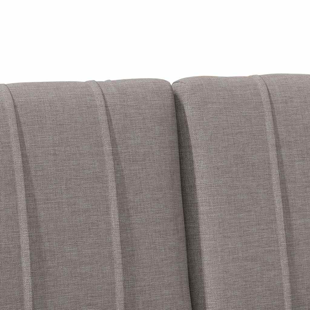 Gestoffeerd hoofdbord Taupe 150 cm Massief grenenhout is nu te koop bij PeponiXL, paradijselijk wonen!