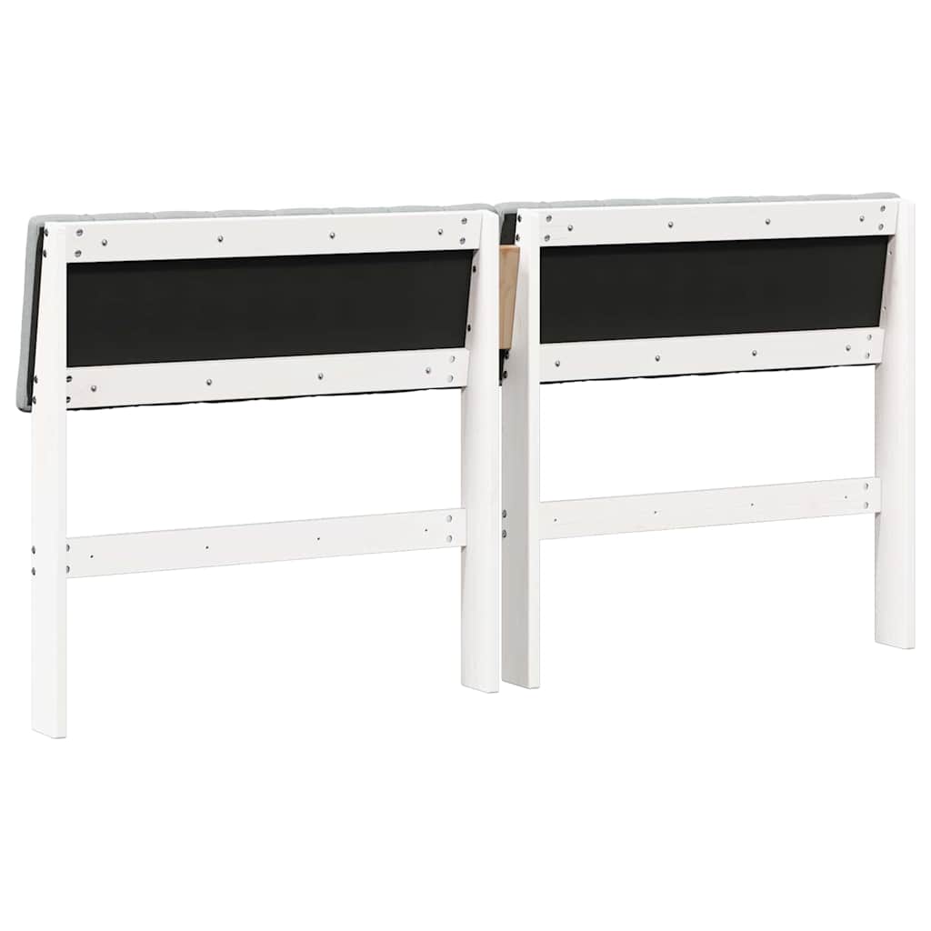 Gestoffeerd hoofdbord Lichtgrijs 150 cm Massief grenenhout is nu te koop bij PeponiXL, paradijselijk wonen!