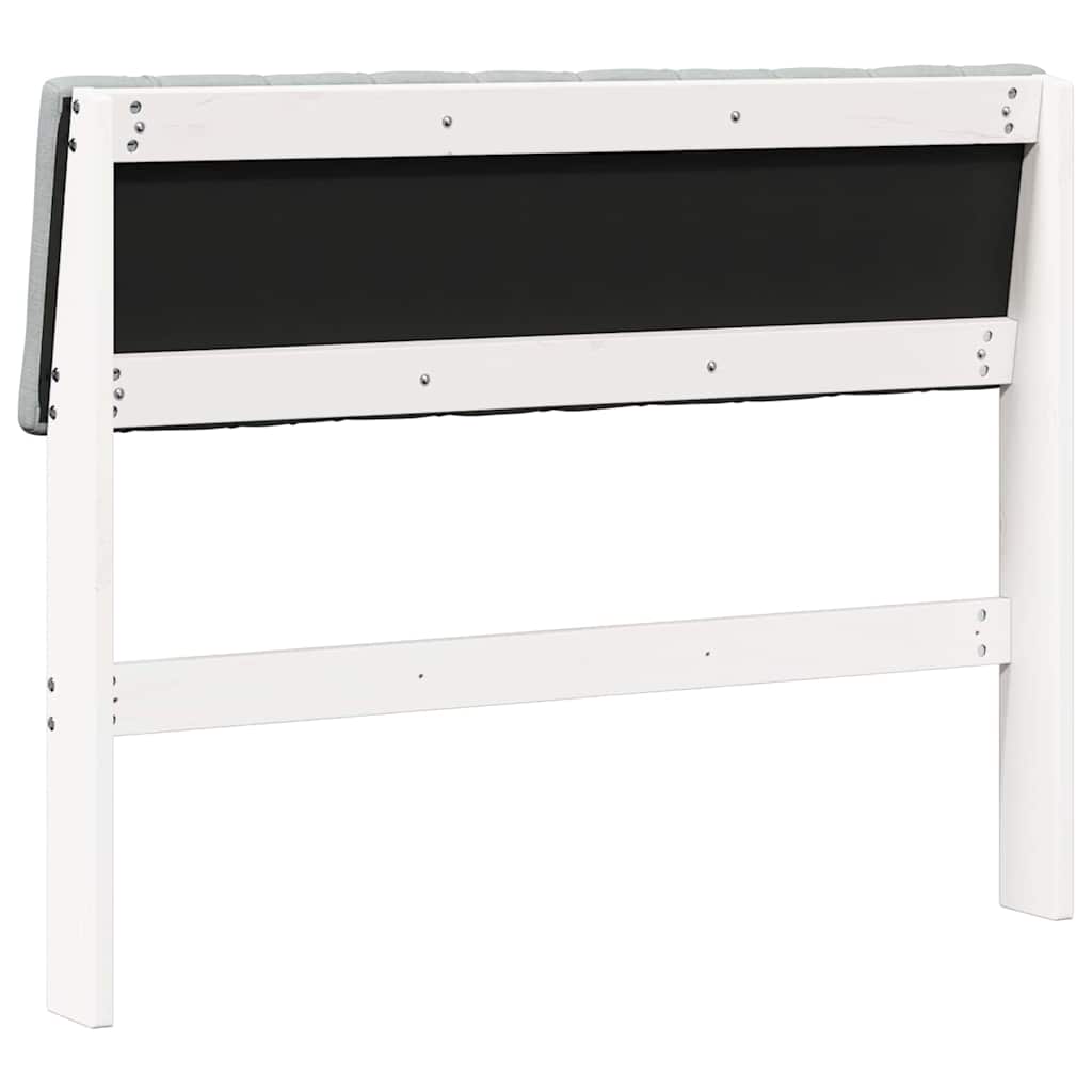 Gestoffeerd hoofdbord Lichtgrijs 100 cm Massief grenenhout is nu te koop bij PeponiXL, paradijselijk wonen!