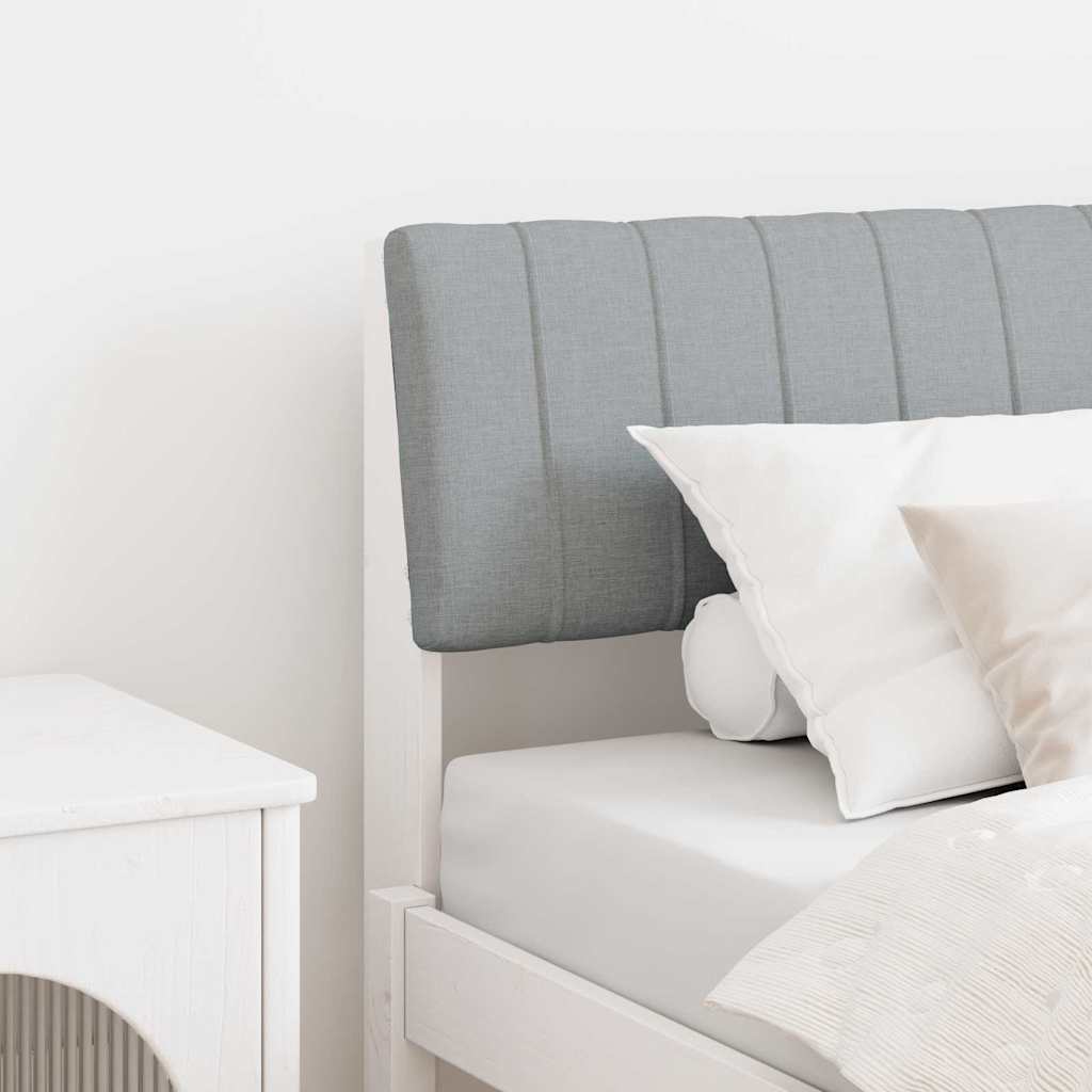 Gestoffeerd hoofdbord Lichtgrijs 90 cm Massief grenenhout is nu te koop bij PeponiXL, paradijselijk wonen!