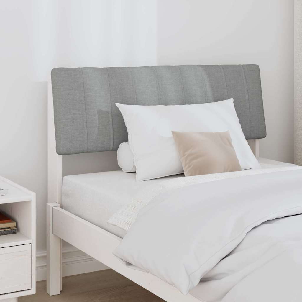 Gestoffeerd hoofdbord Lichtgrijs 90 cm Massief grenenhout is nu te koop bij PeponiXL, paradijselijk wonen!