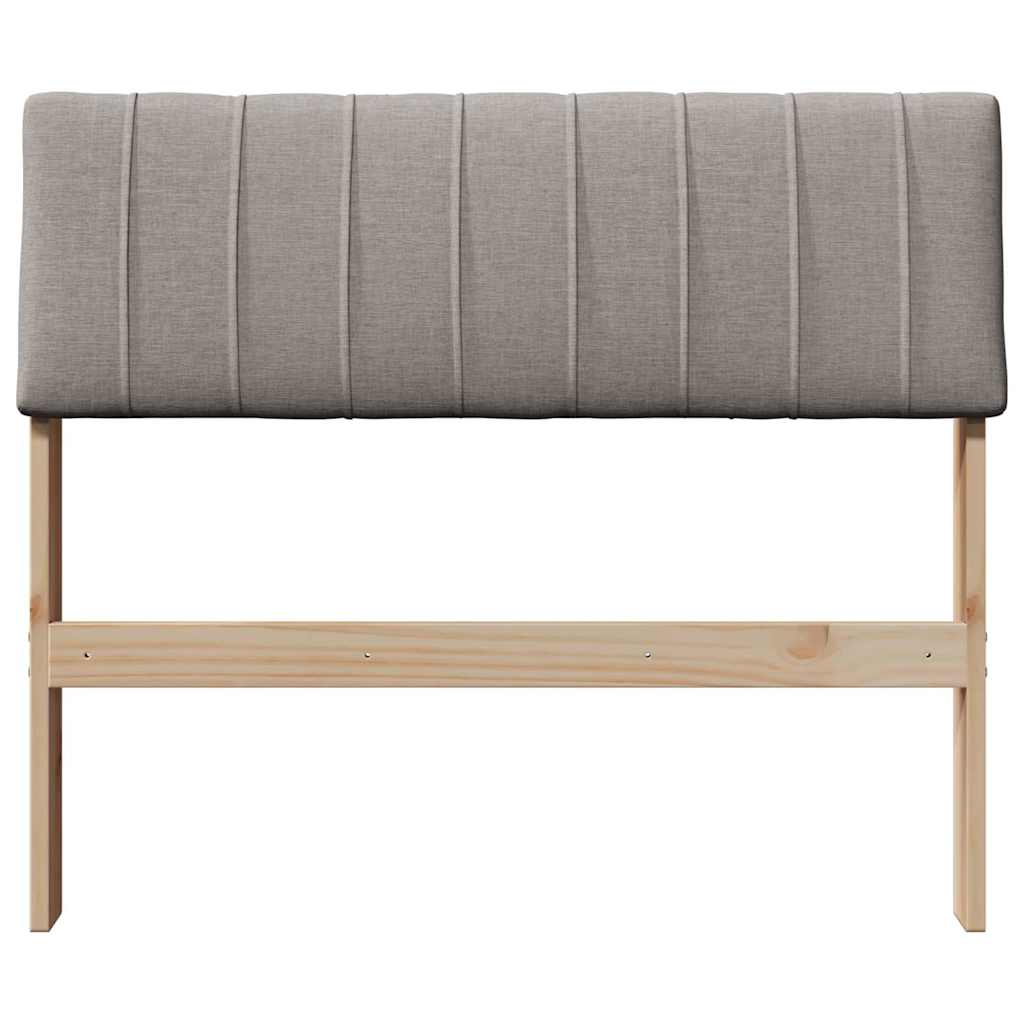 Gestoffeerd hoofdbord Taupe 80 cm Massief grenenhout is nu te koop bij PeponiXL, paradijselijk wonen!