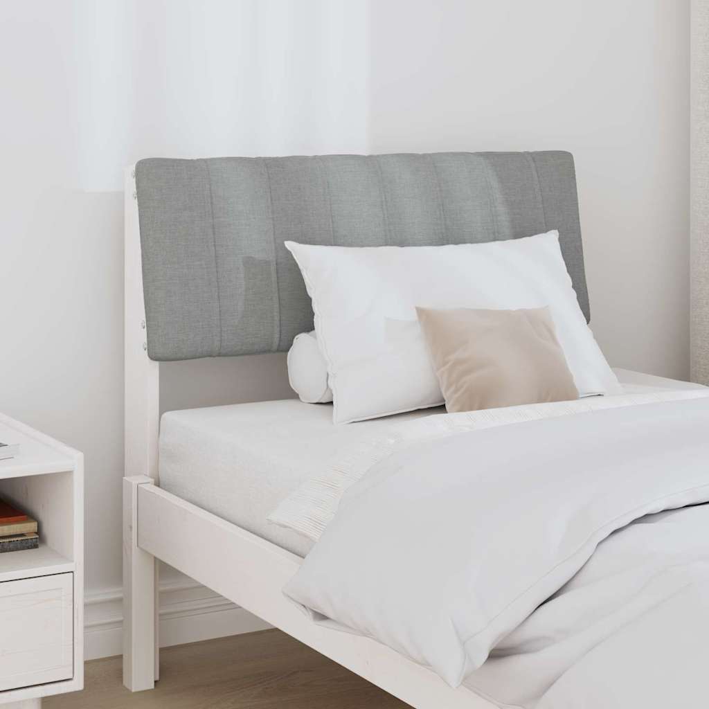 Gestoffeerd hoofdbord Lichtgrijs 75 cm Massief grenenhout is nu te koop bij PeponiXL, paradijselijk wonen!