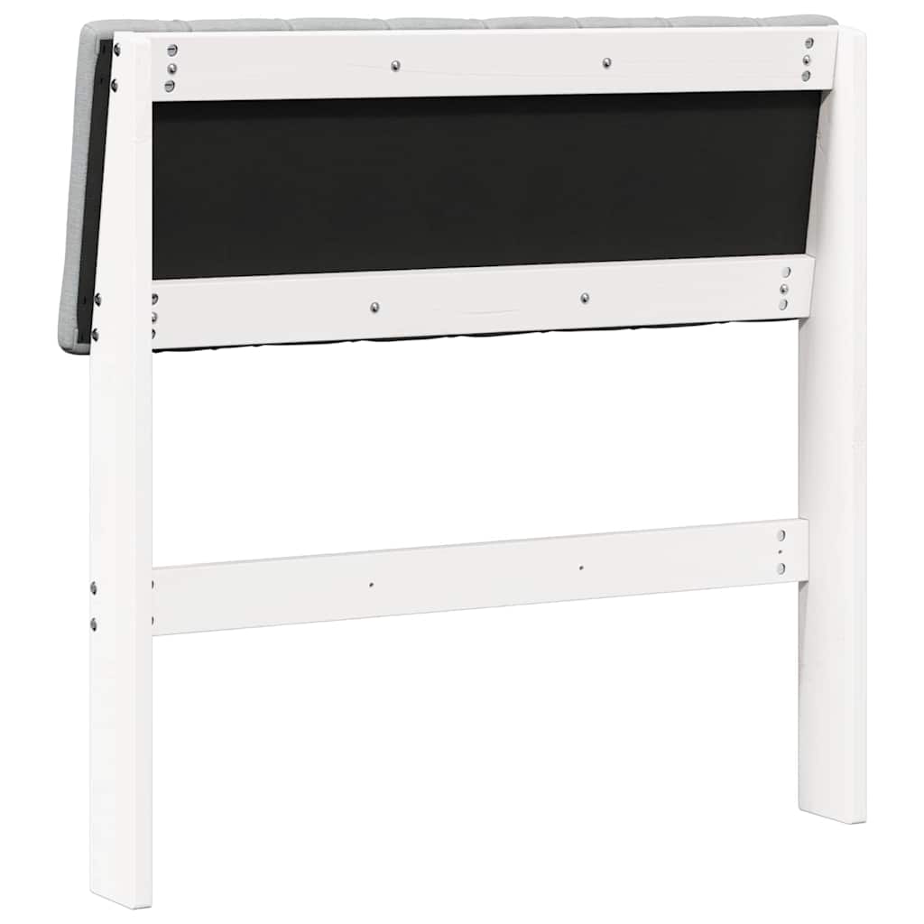 Gestoffeerd hoofdbord Lichtgrijs 75 cm Massief grenenhout is nu te koop bij PeponiXL, paradijselijk wonen!