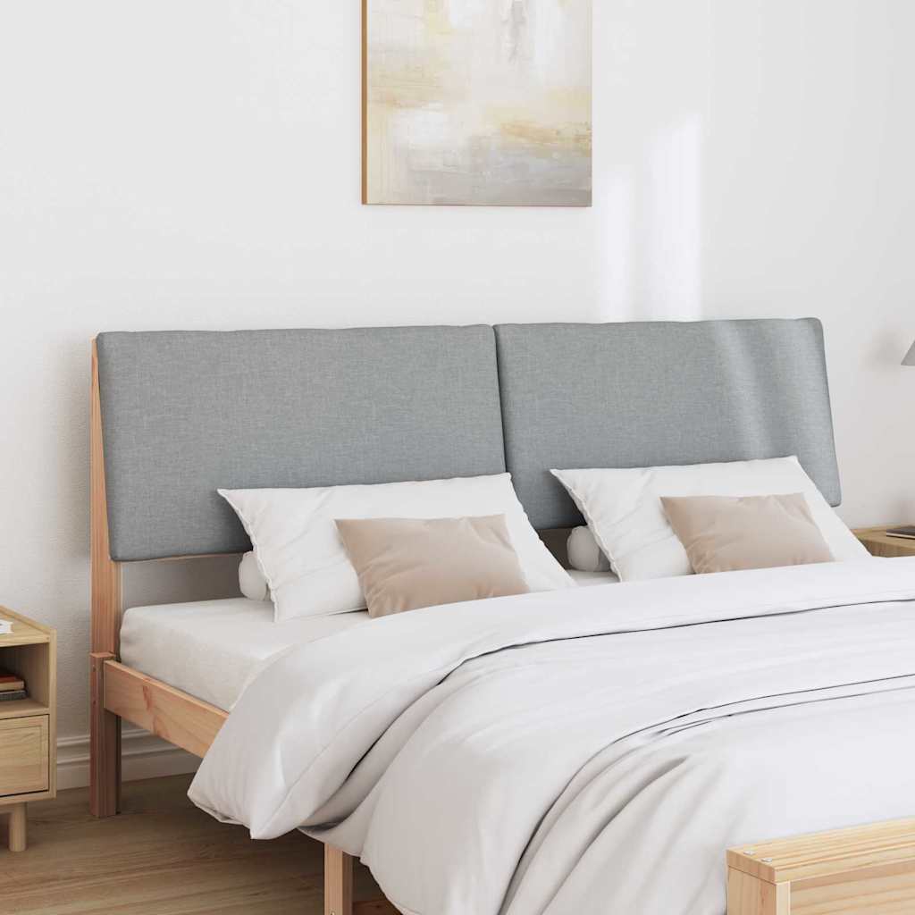 Gestoffeerd hoofdbord Lichtgrijs 200 cm Massief grenenhout is nu te koop bij PeponiXL, paradijselijk wonen!