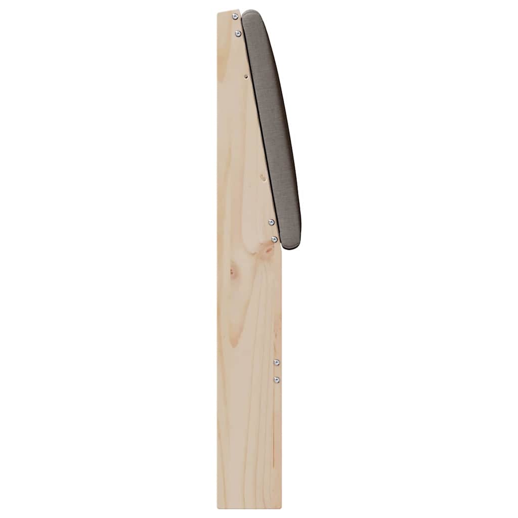 Gestoffeerd hoofdbord Taupe 180 cm Massief grenenhout is nu te koop bij PeponiXL, paradijselijk wonen!