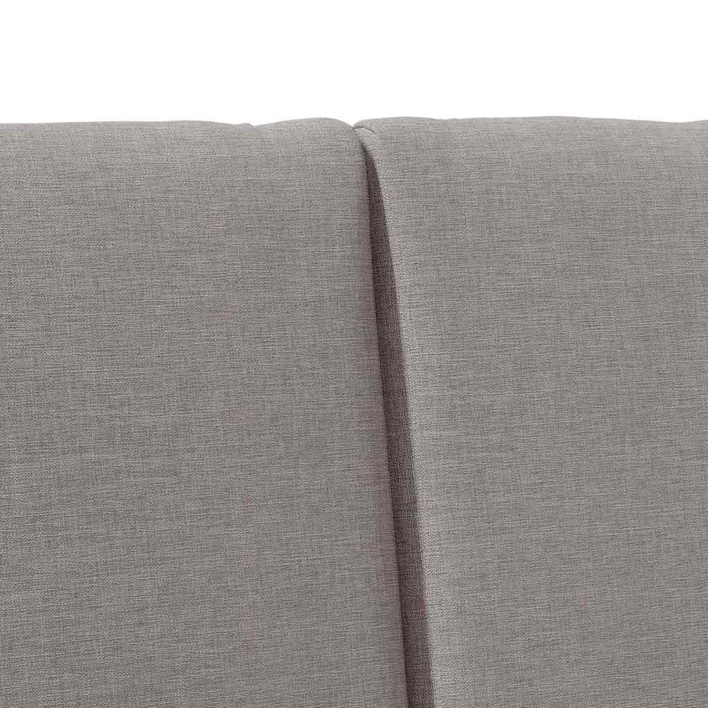 Gestoffeerd hoofdbord Taupe 150 cm Massief grenenhout is nu te koop bij PeponiXL, paradijselijk wonen!