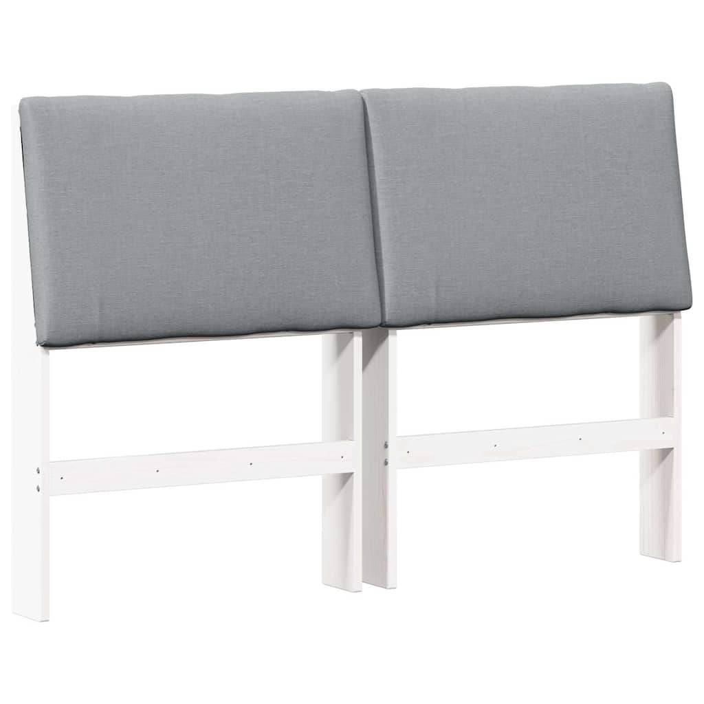 Gestoffeerd hoofdbord Lichtgrijs 150 cm Massief grenenhout is nu te koop bij PeponiXL, paradijselijk wonen!