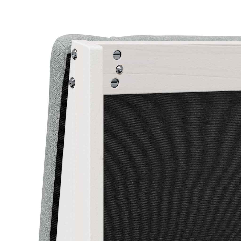 Gestoffeerd hoofdbord Lichtgrijs 120 cm Massief grenenhout is nu te koop bij PeponiXL, paradijselijk wonen!