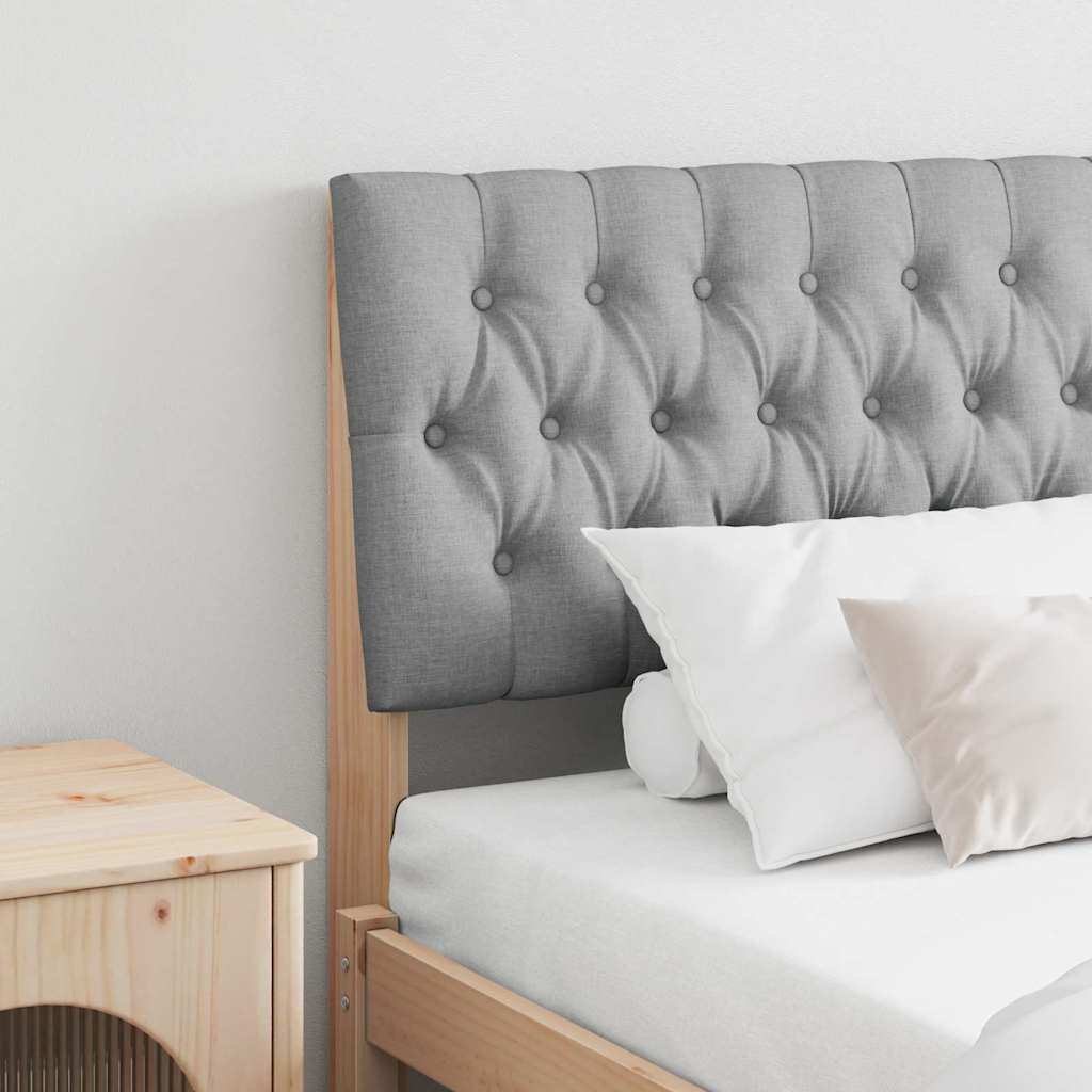 Gestoffeerd hoofdbord Lichtgrijs 180 cm Massief grenenhout is nu te koop bij PeponiXL, paradijselijk wonen!