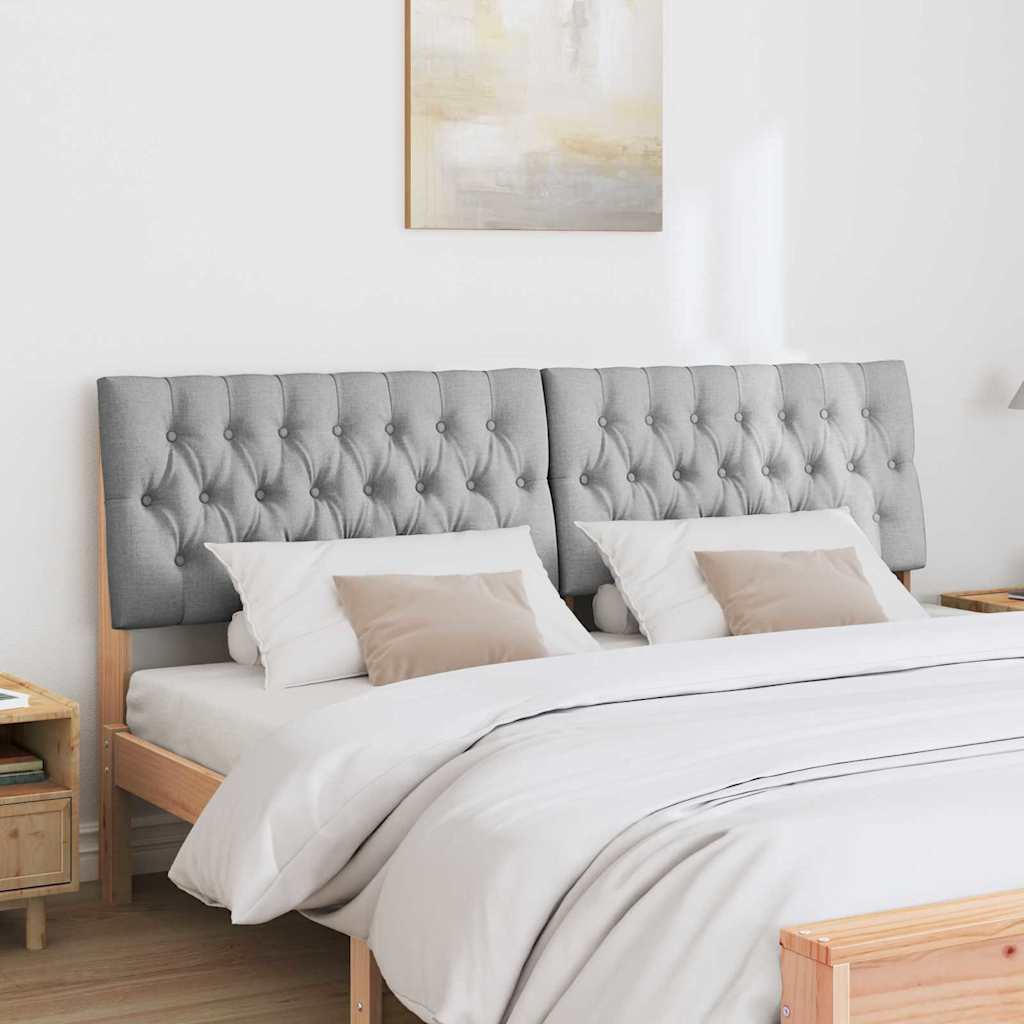 Gestoffeerd hoofdbord Lichtgrijs 180 cm Massief grenenhout is nu te koop bij PeponiXL, paradijselijk wonen!