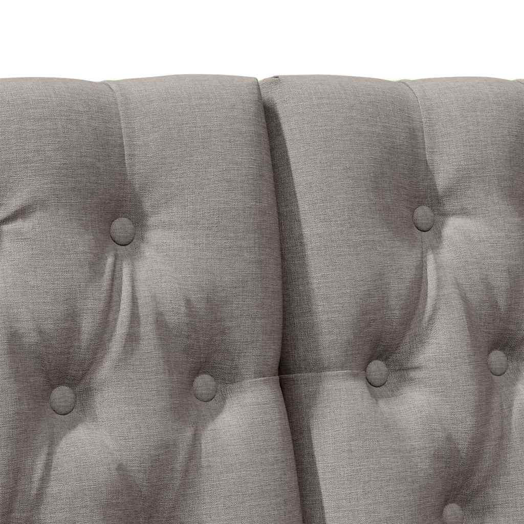 Gestoffeerd hoofdbord Taupe 180 cm Massief grenenhout is nu te koop bij PeponiXL, paradijselijk wonen!