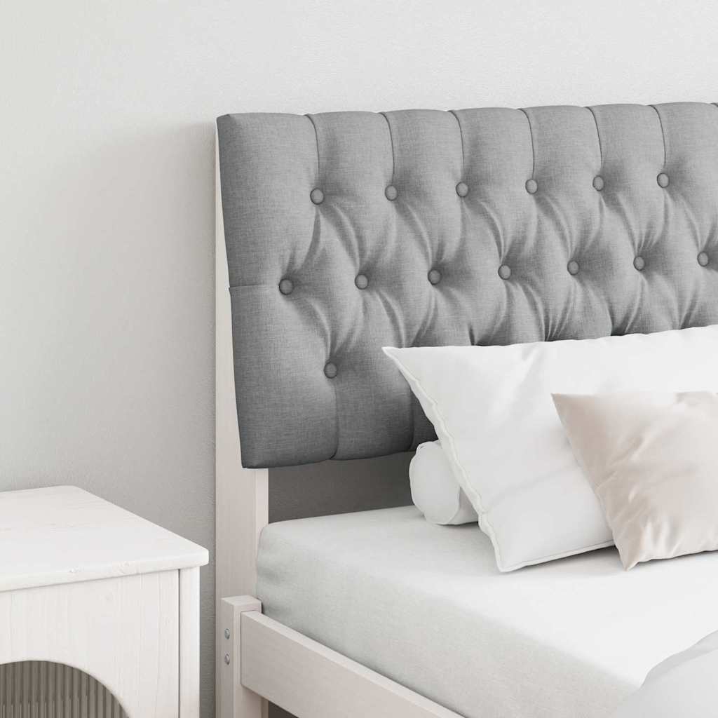 Gestoffeerd hoofdbord Lichtgrijs 180 cm Massief grenenhout is nu te koop bij PeponiXL, paradijselijk wonen!
