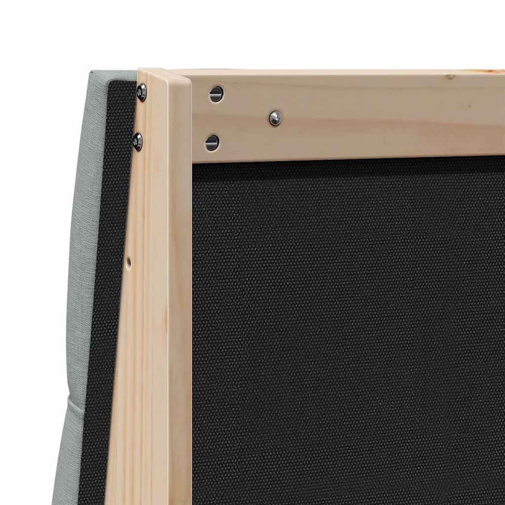 Gestoffeerd hoofdbord Lichtgrijs 150 cm Massief grenenhout is nu te koop bij PeponiXL, paradijselijk wonen!