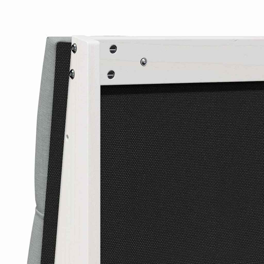 Gestoffeerd hoofdbord Lichtgrijs 120 cm Massief grenenhout is nu te koop bij PeponiXL, paradijselijk wonen!