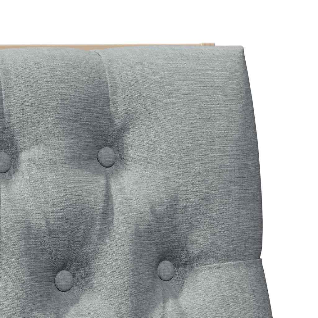 Gestoffeerd hoofdbord Lichtgrijs 100 cm Massief grenenhout is nu te koop bij PeponiXL, paradijselijk wonen!