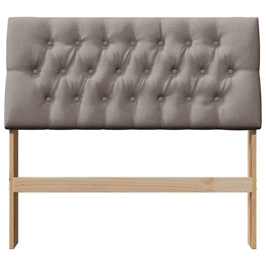 Gestoffeerd hoofdbord Taupe 100 cm Massief grenenhout is nu te koop bij PeponiXL, paradijselijk wonen!