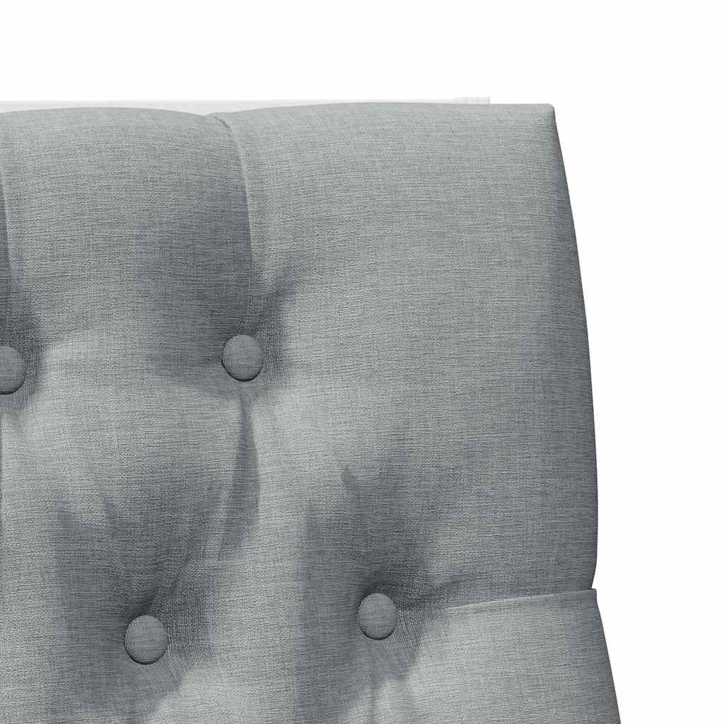 Gestoffeerd hoofdbord Lichtgrijs 100 cm Massief grenenhout is nu te koop bij PeponiXL, paradijselijk wonen!